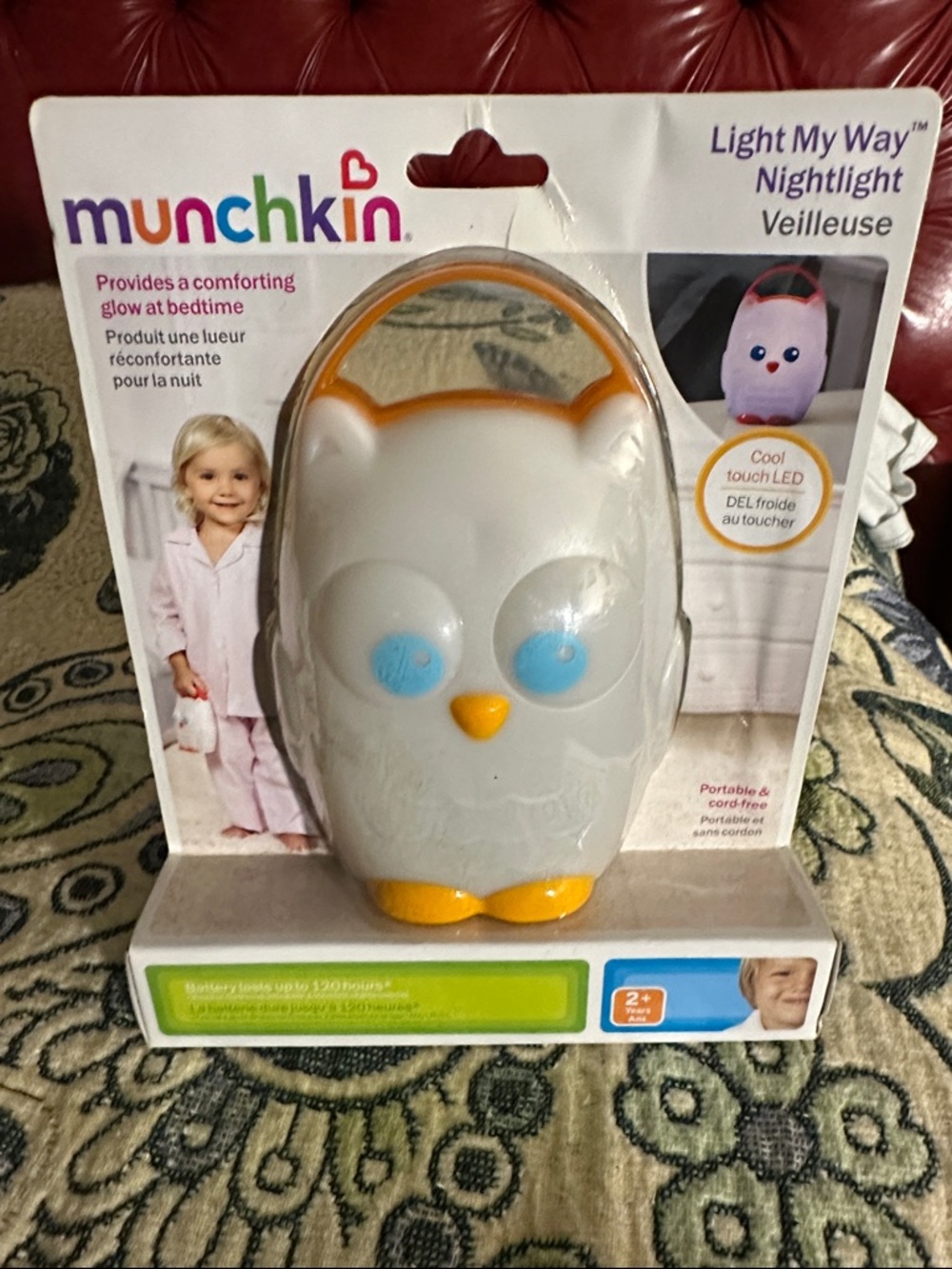 Munchkin Owl Nightlight - White, Blue & Yellow